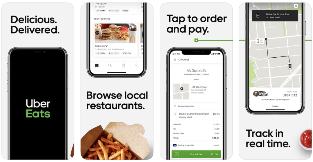 uber eats food delivery