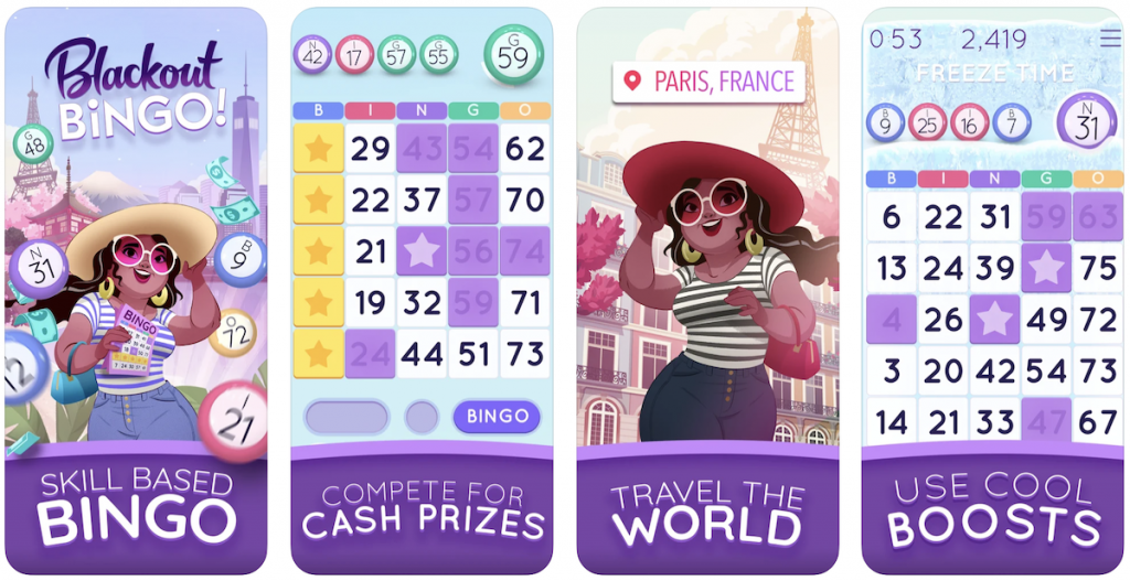 blackout bingo game app to win real money