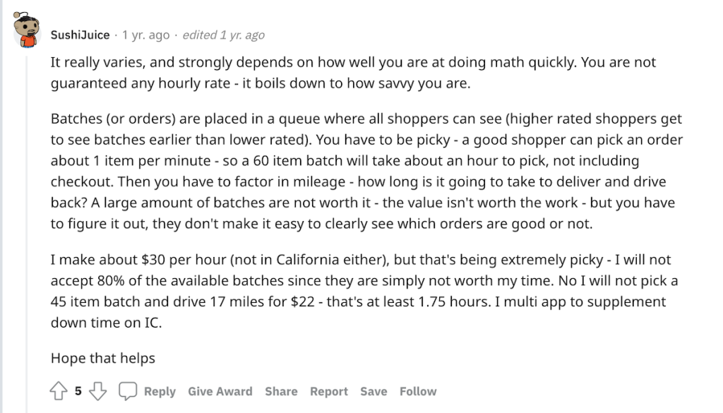 reddit instacart pay